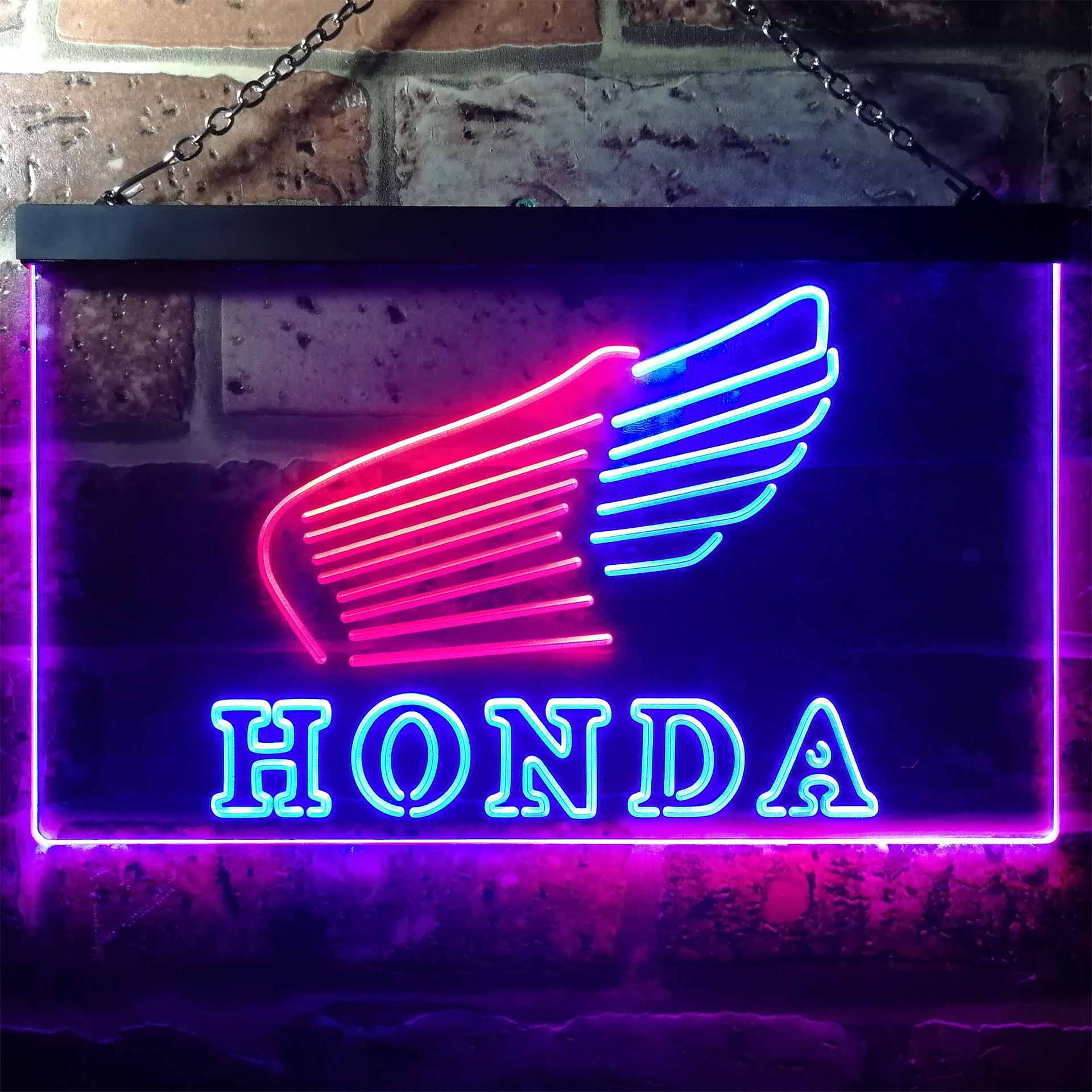Honda Dual LED Neon Light Sign